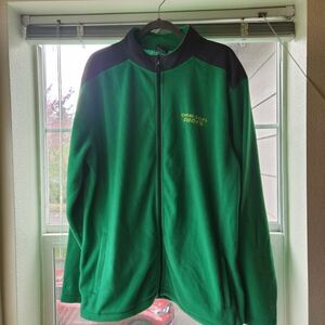 University Of Oregon Zip Up Fleece | XXL